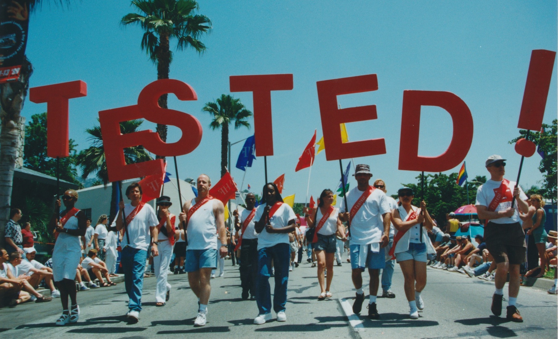 Featured image for ““Get Tested!”–A Powerful Message from AHF at the 1999 Christopher Street West Parade”